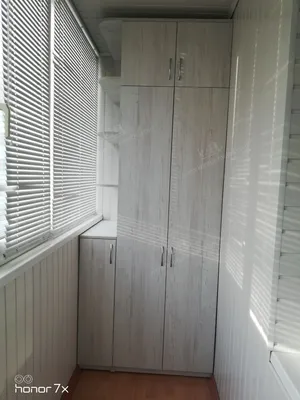 Шкаф на балкон купите на заказ цена 5900 р/м2 | МосгорОкна
