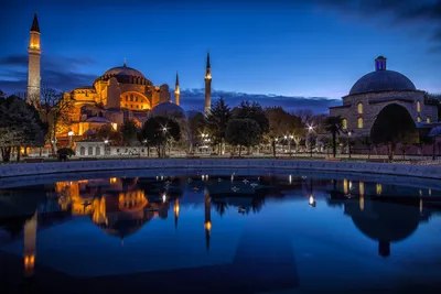 Обои на рабочий стол Рисунок Стамбула, Турция / Istanbul, Turkey, обои для рабочего  стола, скачать обои, обои бесплатно