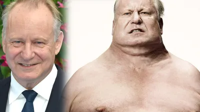 Загадочный взгляд Стеллана Скарсгарда на снимке