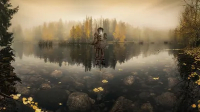 Фотография, отражающая темную сторону Стивена Кинга