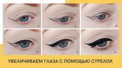 стрелка кошачий глаз | Makeup eyeliner, No eyeliner makeup, Clown makeup