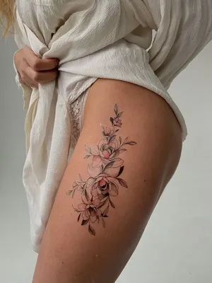 ТАТУ НА НОГЕ ДЛЯ ДЕВУШЕК - KOT Tattoo Studio