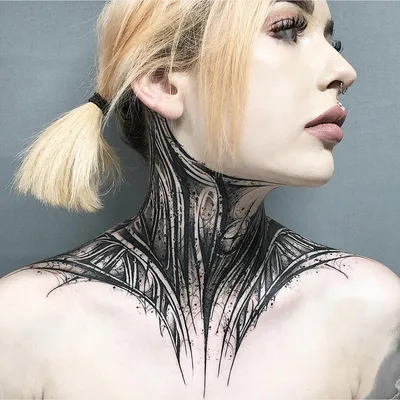 Тату на шее | iNKPPL
