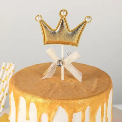 Топпер в торт \"One\". Декор на первый день рождения. Party Deco купить оптом  в России. Декор для праздника из Англии. Все для дня рождения.