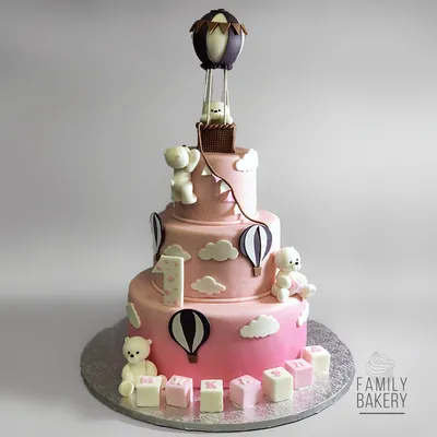 Торт \"Мишка с ягодами\" - Cake in Flowers