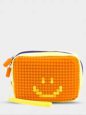 Пенал школьный пиксельный Super class pencil case WY-B012 с единорогами,  цвет розовый от Upixel, 81008 - купить в интернет-магазине ToyWay.Ru