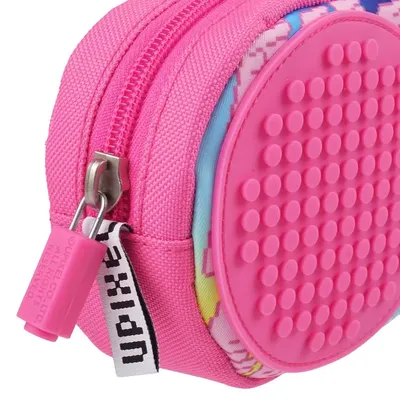 Пенал школьный пиксельный Super class pencil case WY-B012, цвет розовый от  Upixel, 80748 - купить в интернет-магазине ToyWay.Ru