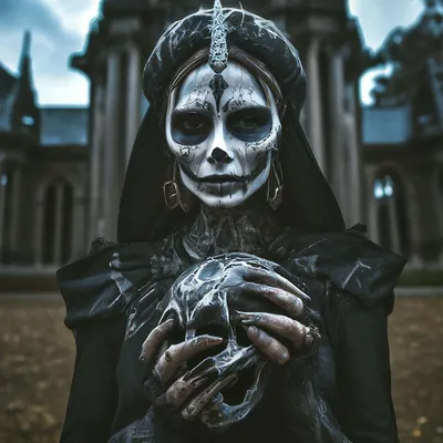На аву в стиле 💀💀☠️☠️☠️⚰️⚰️⚰️хоррор» — создано в Шедевруме
