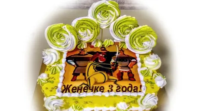 Вафельная картинка на белковом креме - YouTube