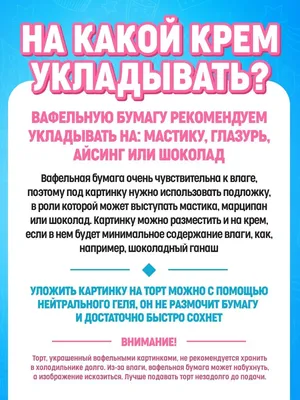 Как нанести Вафельную картинку на торт - YouTube