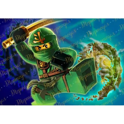 Ниндзяго (Ninjago) 3 вафельная картинка | Магазин Домашний Пекарь