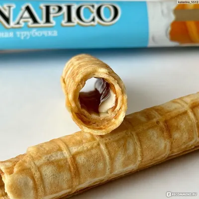 Вафельные трубочки с белковым кремом - рецепт с фото