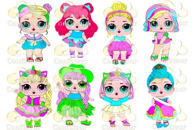 Купить картинку на торт Lol dolls