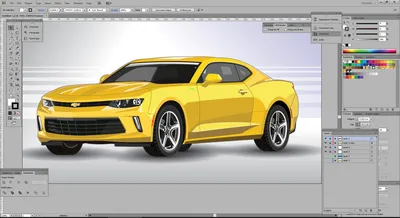 Красивый красный автомобиль на белом фоне, векторная иллюстрация. Stock  Vector | Adobe Stock