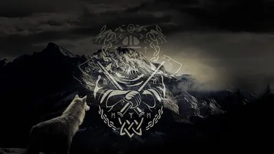 Обои на рабочий стол Портрет Ragnar Lothbrok / Рагнара Лодброка из сериала  Vikings / Викинги, by jere0020, обои для рабочего стола, скачать обои, обои  бесплатно