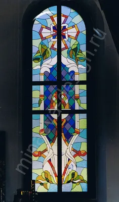 Картина на холсте \"Витражи, окна, иисус\" 120x90 см. с алюминиевым подвесом,  в тубусе - купить по низкой цене в интернет-магазине OZON (551904380)