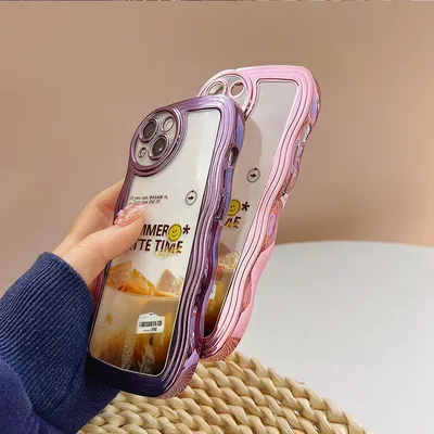 Купить Чехол для телефона «Вкусный напиток латте» с волнистым краем для  iPhone Samsung Galaxy Xiaomi Redmi Infinix OPPO POCO Realme VIVO Мягкий  силиконовый чехол | Joom