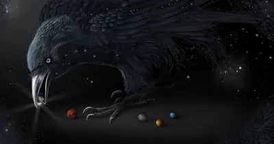 Ворон на рабочий стол - 63 фото