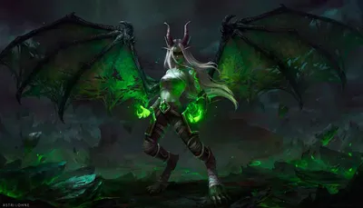 Обои для рабочего стола Abaddon World of WarCraft Игры 2560x1600
