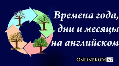 Квинг Времена года на английском языке обучающий плакат 61х91см