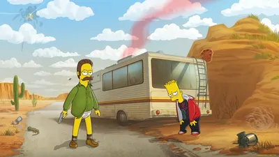 Обои Во все тяжкие Мультфильмы The Simpsons, обои для рабочего стола,  фотографии во все тяжкие, мультфильмы, the simpsons, трейлер, пистолет Обои  для рабочего стола, скачать обои картинки заставки на рабочий стол.