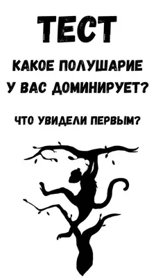 Визуальный тест: Взгляните на этот рисунок. Что Вы увидели первым? |  ✨Fitness Brain✨ | Дзен