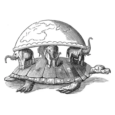 Земля на 3 китах иллюстрация штока. иллюстрации насчитывающей земля -  98641584